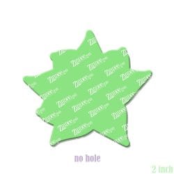 Alternative view of Poinsettia – Acrylic Badge Reel Blank (2") No Hole | Optional Sticker or UV DTF
