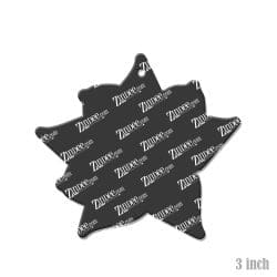 Alternative view of Poinsettia Acrylic Blank- Sticker- UV DTF (3 inch)