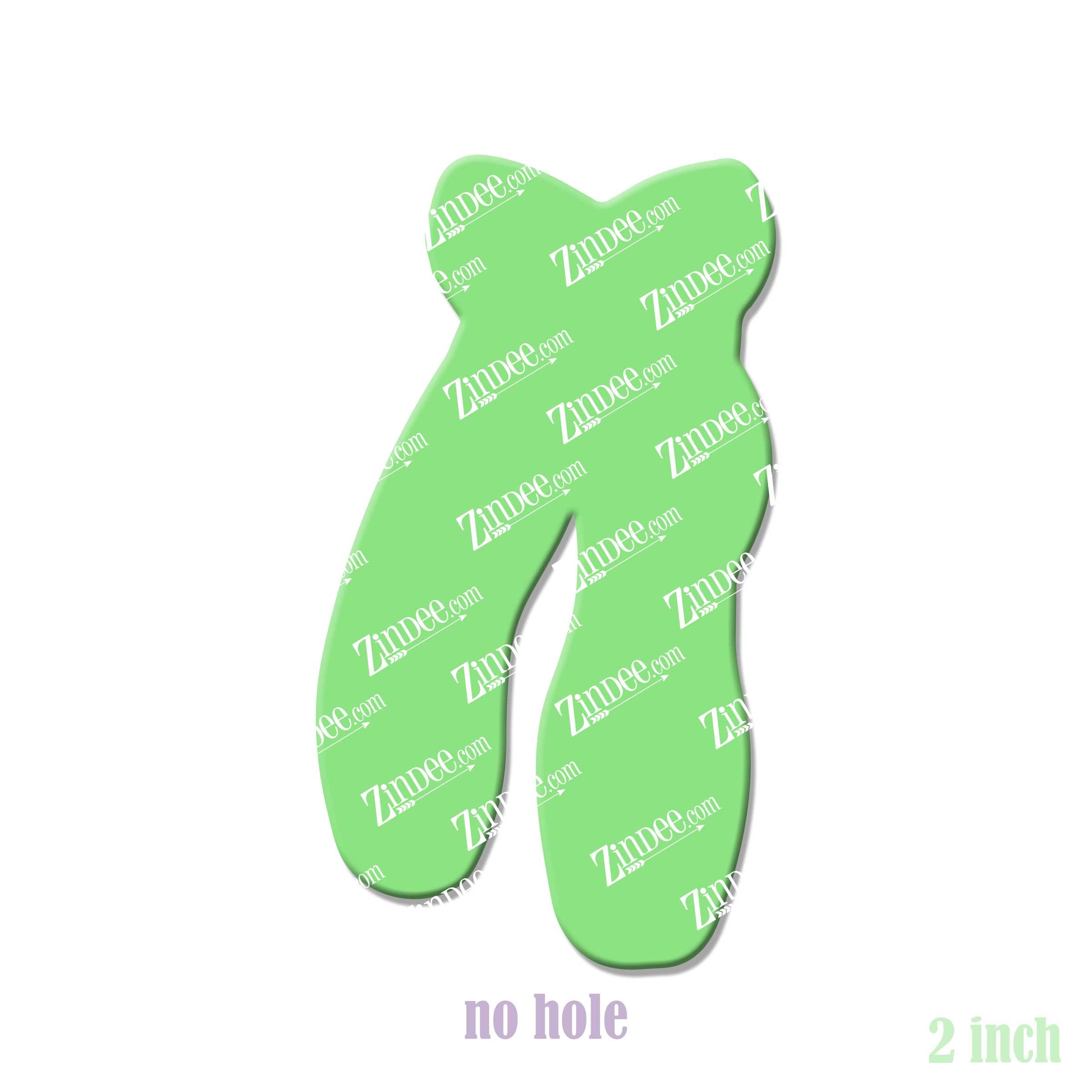 Pointe Shoe Ballet acrylic blank (2 inch) NO HOLE