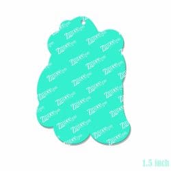 Alternative view of Polar Bear Acrylic Blank- Sticker- UV DTF (1.5 inch)