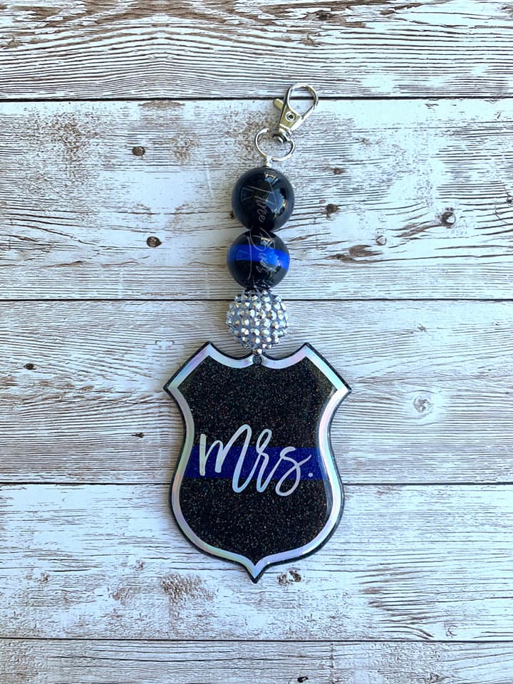 Police Badge Acrylic Blank- Sticker- UV DTF (3 inch) - Image 15