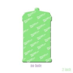 Police Box acrylic blank (2 inch) NO HOLE