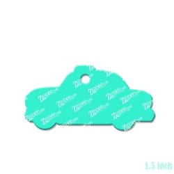 Alternative view of Police Car Acrylic Blank- Sticker- UV DTF (1.5 inch)