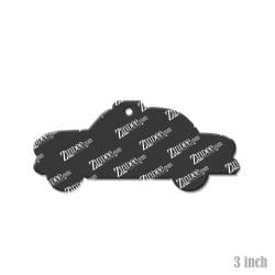 Alternative view of Police Car – Acrylic Keychain Blank (3") | Optional Sticker or UV DTF