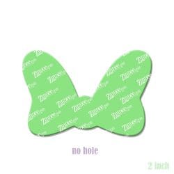 Alternative view of Polka Dot Bow – Acrylic Badge Reel Blank (2") No Hole | Optional Sticker or UV DTF