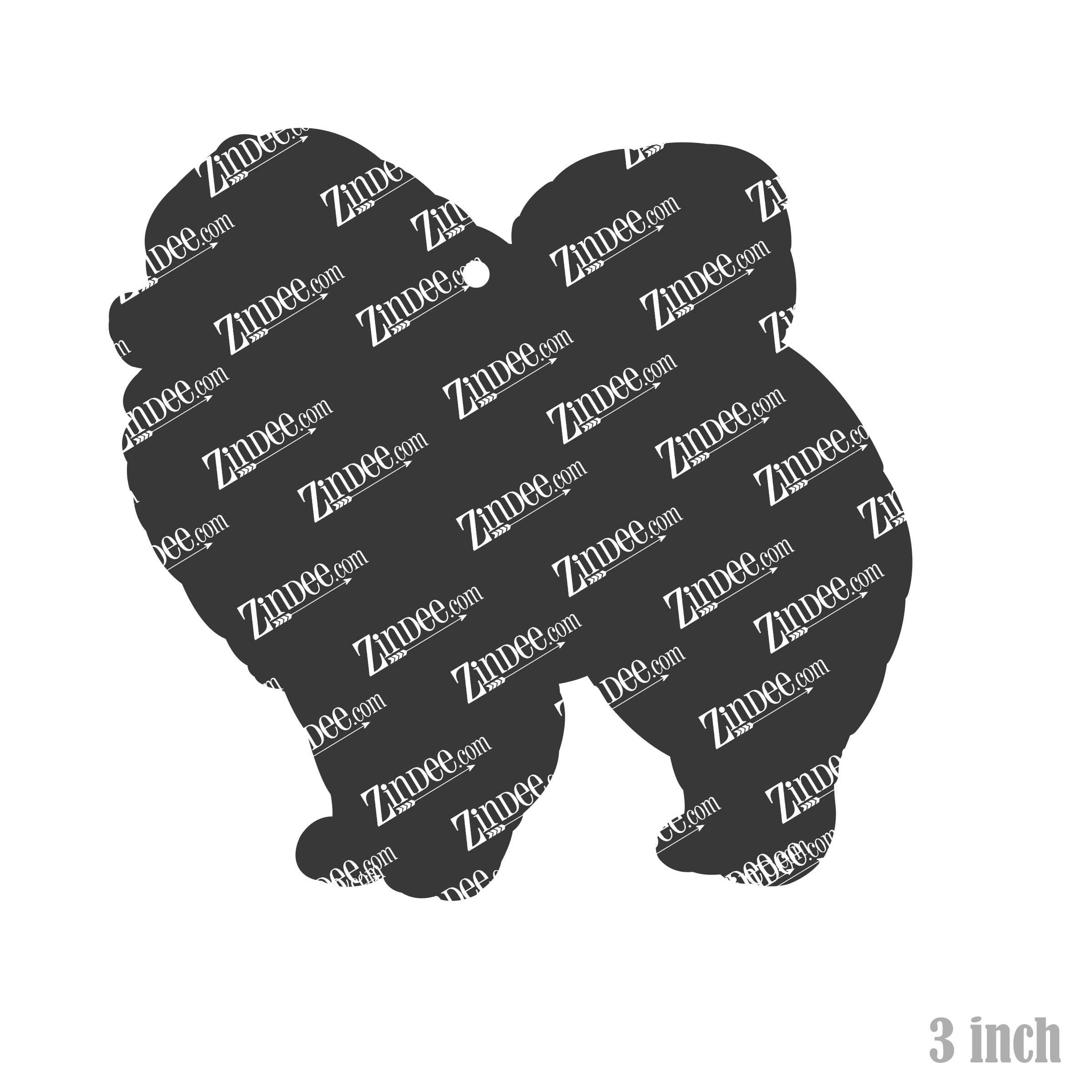 Pomeranian acrylic blank (3 inch)