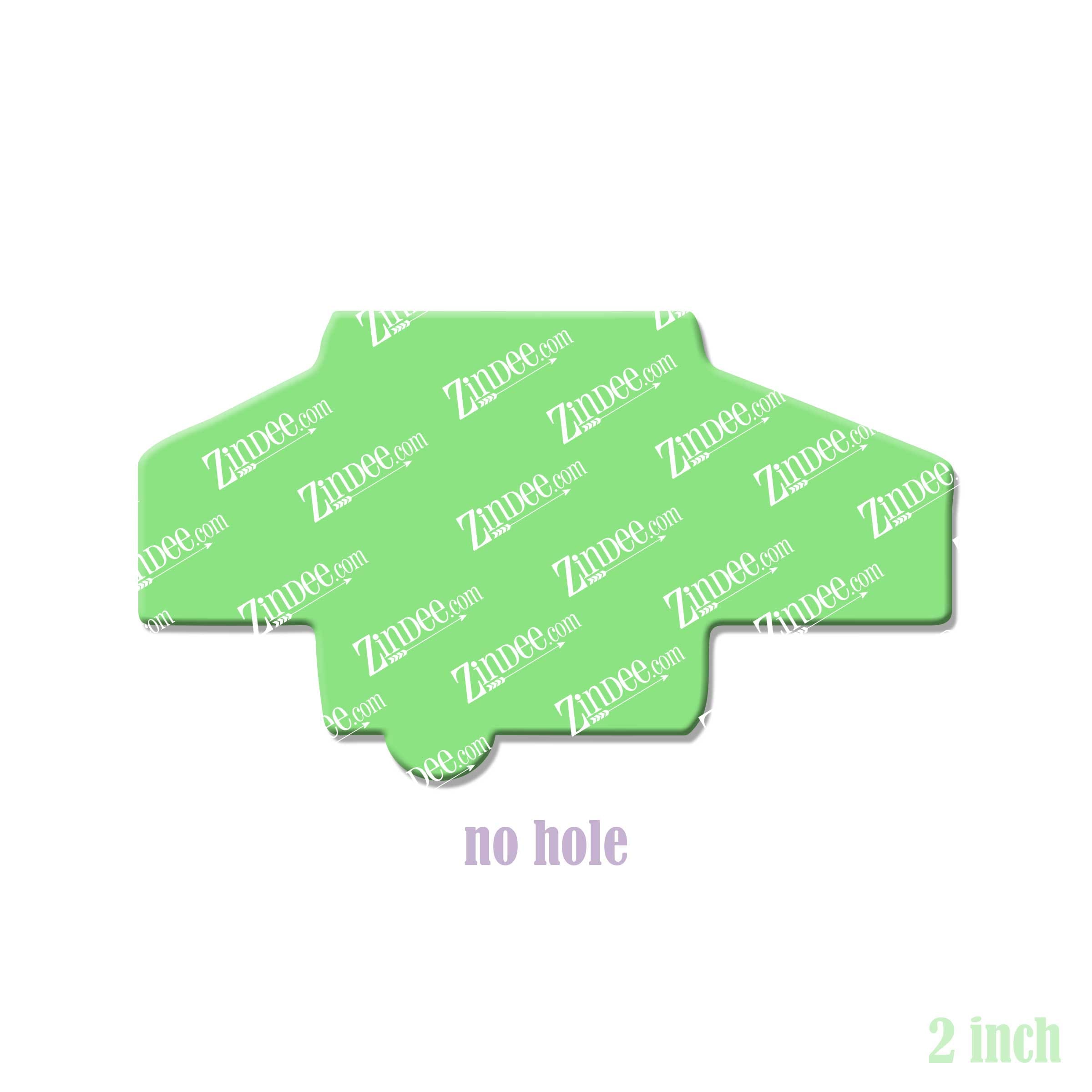 Pop Up Camper acrylic blank (2 inch) NO HOLE