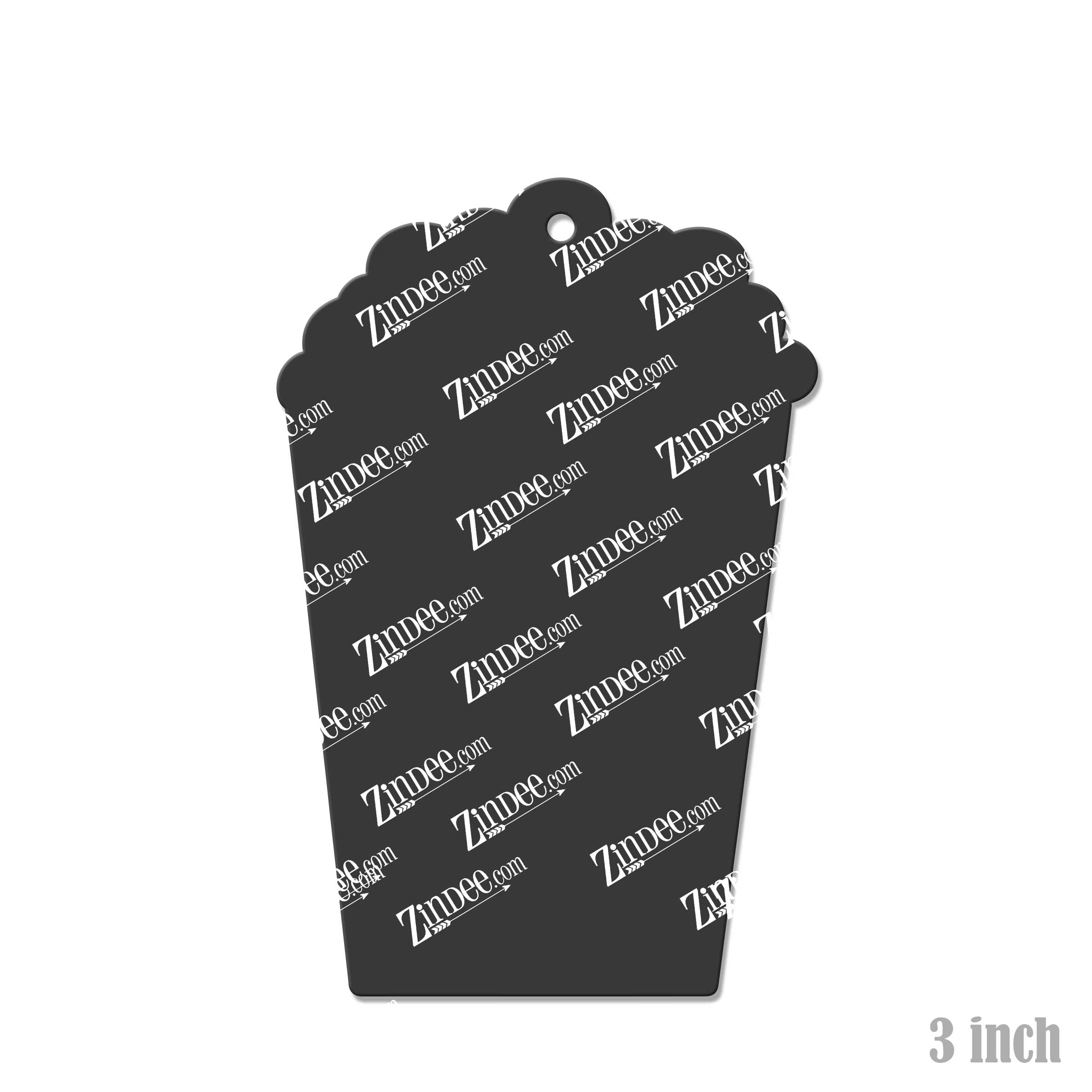 Alternative view of Popcorn Bucket Acrylic Blank- Sticker- UV DTF (3 inch)