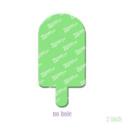 Alternative view of Pop- Ice Pop- Frozen Treat – Acrylic Badge Reel Blank (2") No Hole | Optional Sticker or UV DTF