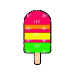 Popsicle Acrylic Blank- Sticker- UV DTF (1.5 inch)