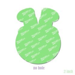 Alternative view of Pot of Gold with Legs – Acrylic Badge Reel Blank (2") No Hole | Optional Sticker or UV DTF