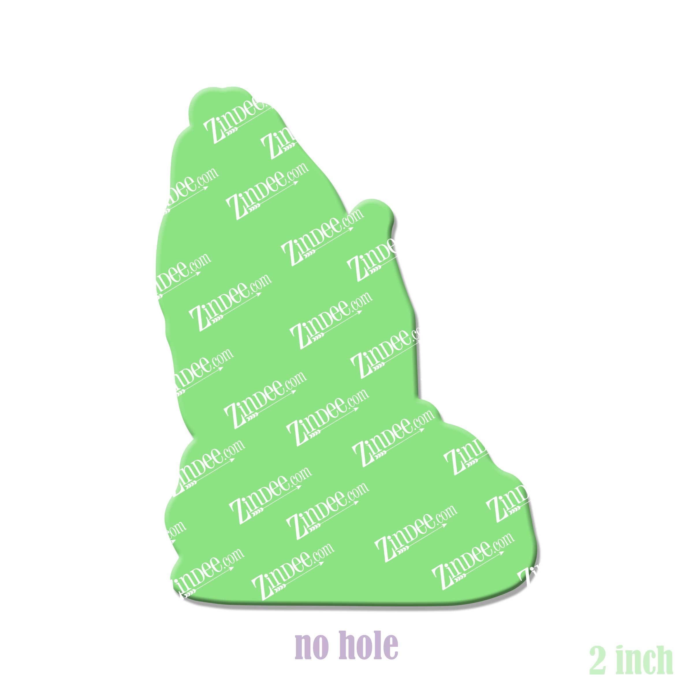 Praying Hands acrylic blank (2 inch) NO HOLE