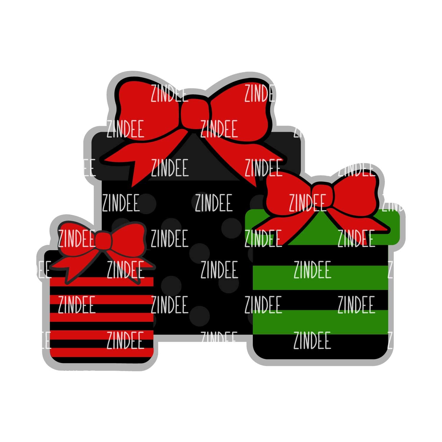 Presents Acrylic Blank- Sticker- UV DTF (1.5 inch)