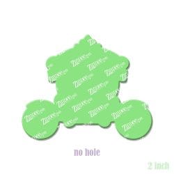 Alternative view of Princess Carriage – Acrylic Badge Reel Blank (2") No Hole | Optional Sticker or UV DTF