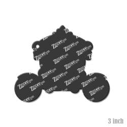 Alternative view of Princess Carriage – Acrylic Keychain Blank (3") | Optional Sticker or UV DTF