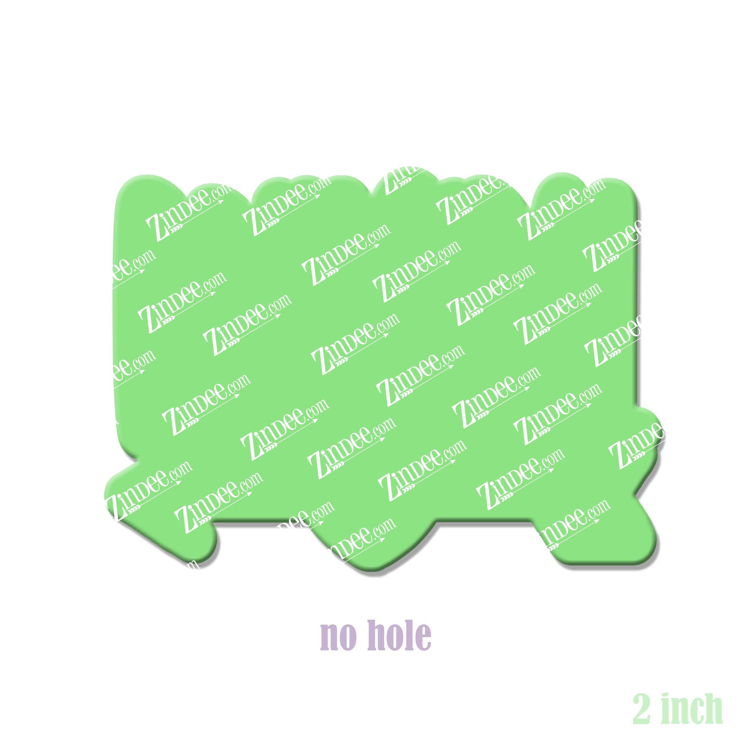 Alternative view of Principal Acrylic Blank- Sticker- UV DTF (2 inch) NO HOLE