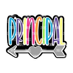Principal Acrylic Blank- Sticker- UV DTF (1.5 inch)