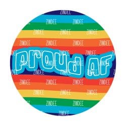 Proud AF (Sublimation Transfer)