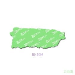 Puerto Rico acrylic blank (2 inch) NO HOLE