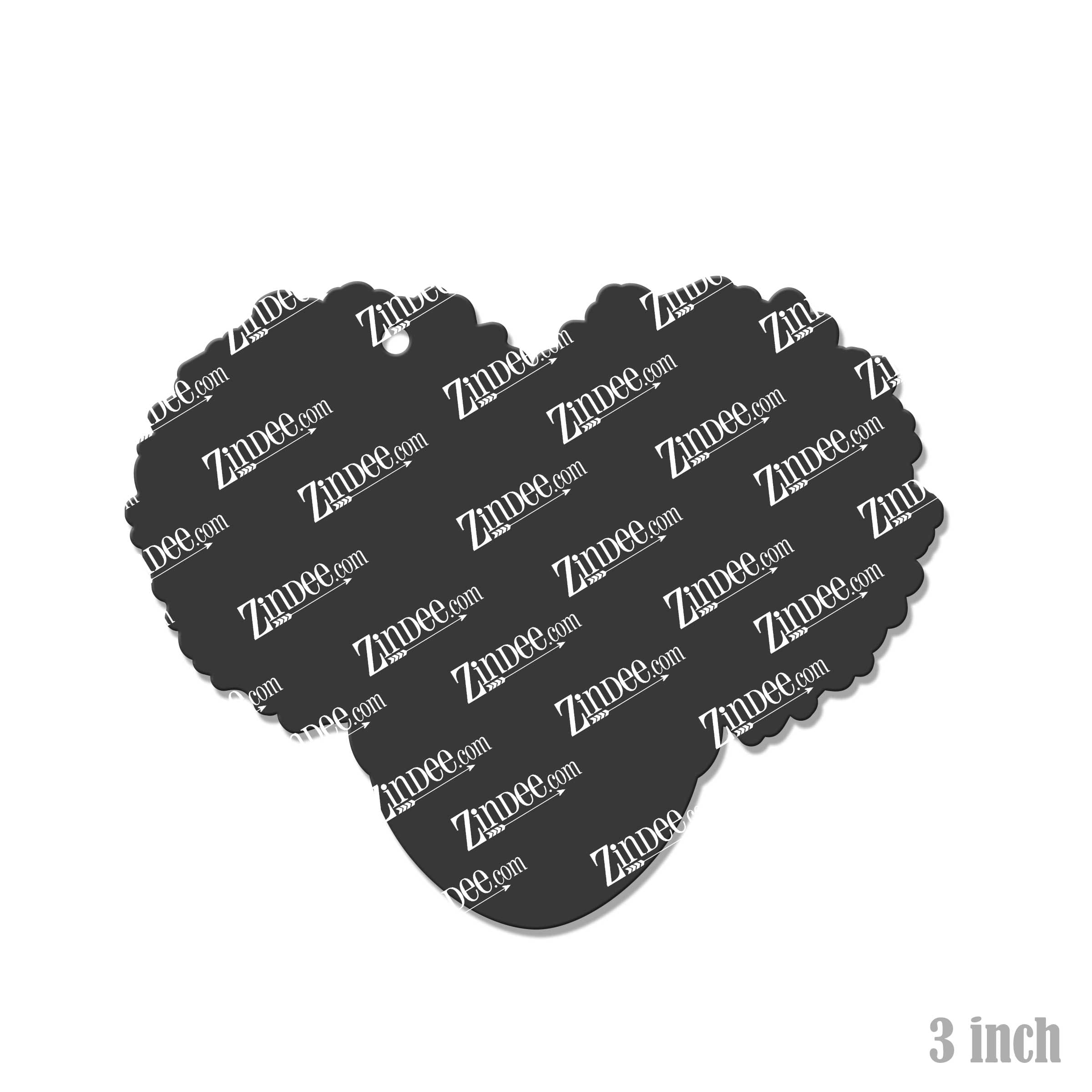 Alternative view of Puff Girl Acrylic Blank- Sticker- UV DTF (3 inch)