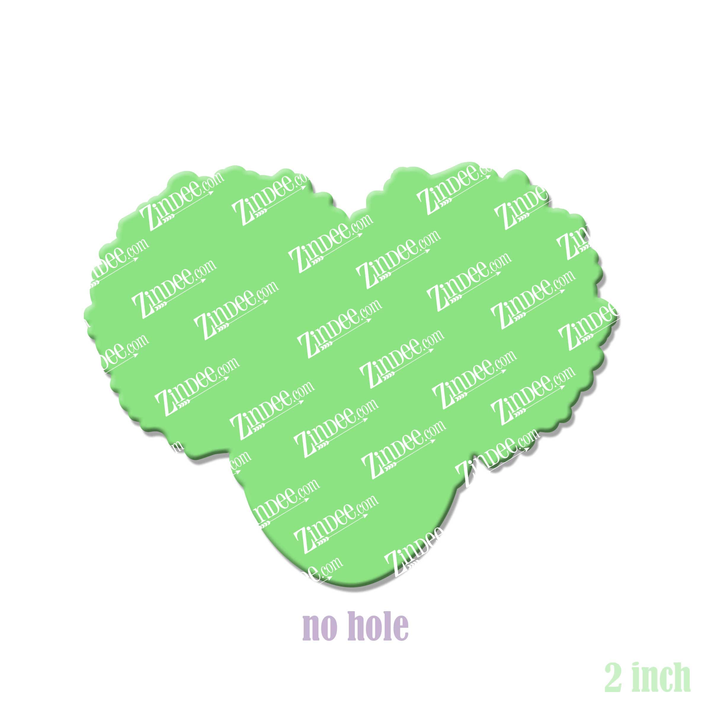 Alternative view of Puff Girl Acrylic Blank- Sticker- UV DTF (2 inch) NO HOLE