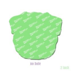 Pug Head acrylic blank (2 inch) NO HOLE