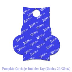 Pumpkin Carriage Tumbler Tag (Stanley 20/30 oz)