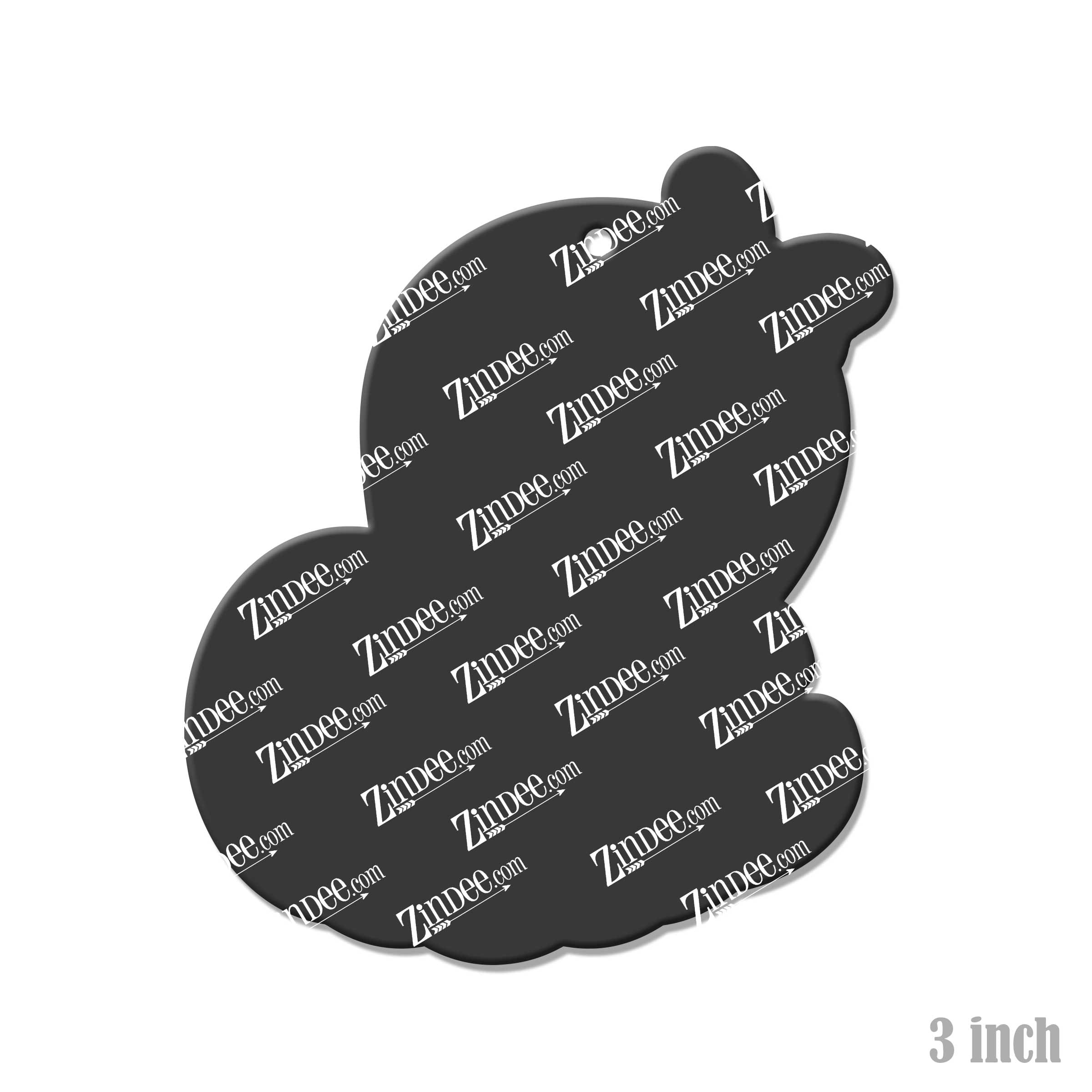 Alternative view of Pumpkin Ghost Acrylic Blank- Sticker- UV DTF (3 inch)