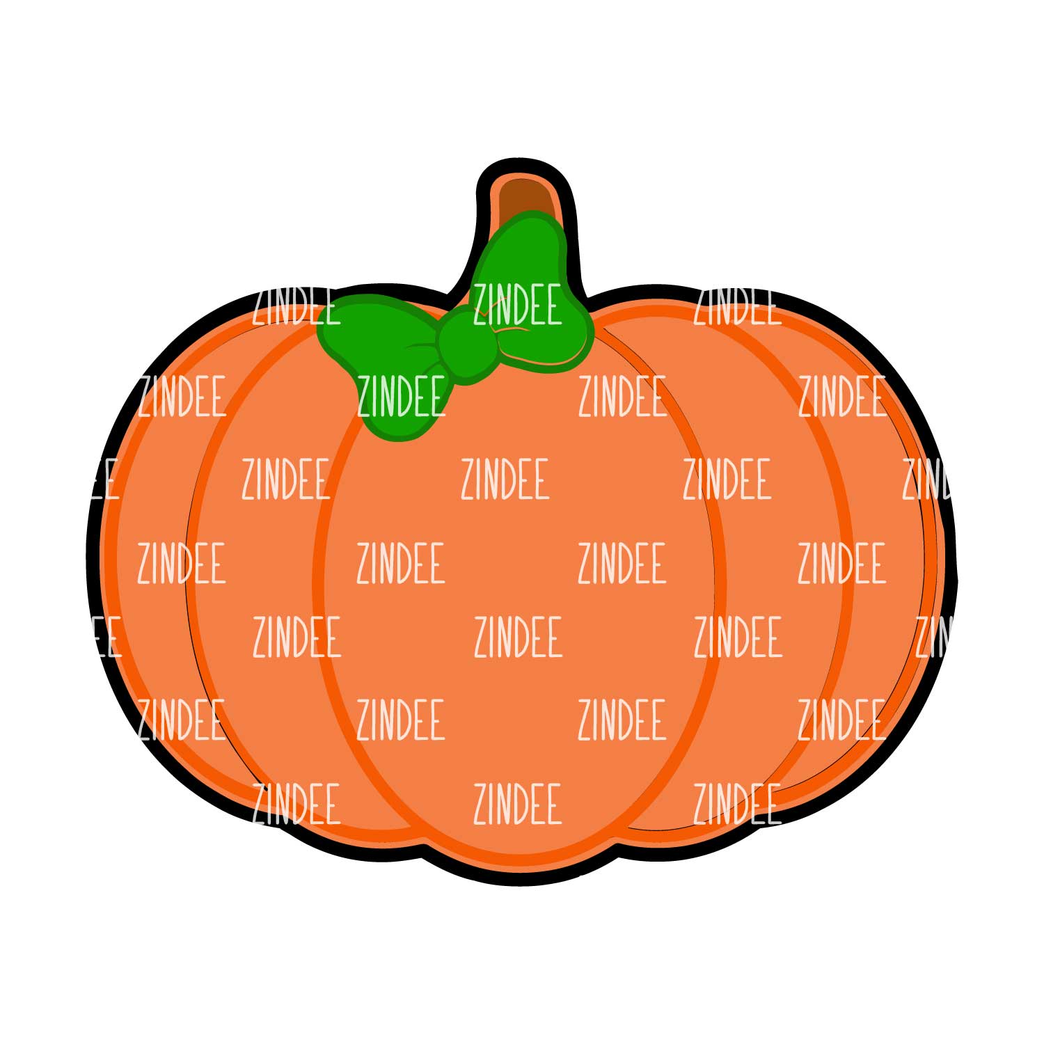 Pumpkin Acrylic Blank- Sticker- UV DTF (3 inch)