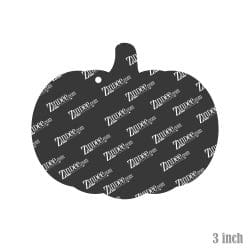 Alternative view of Pumpkin – Acrylic Keychain Blank (3") | Optional Sticker or UV DTF