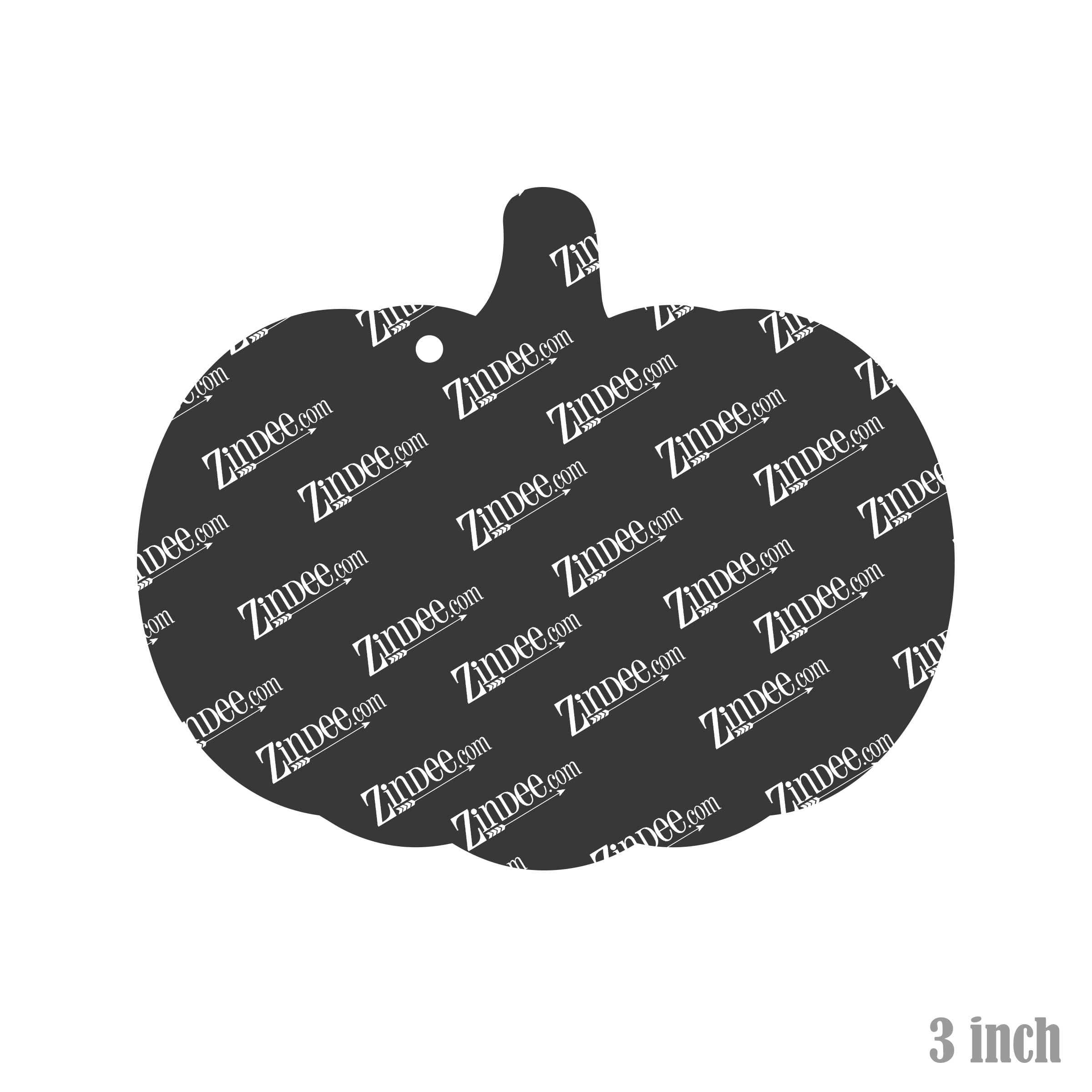 Alternative view of Pumpkin Acrylic Blank- Sticker- UV DTF (3 inch)