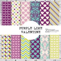 Purple Lime Valentine (vinyl)