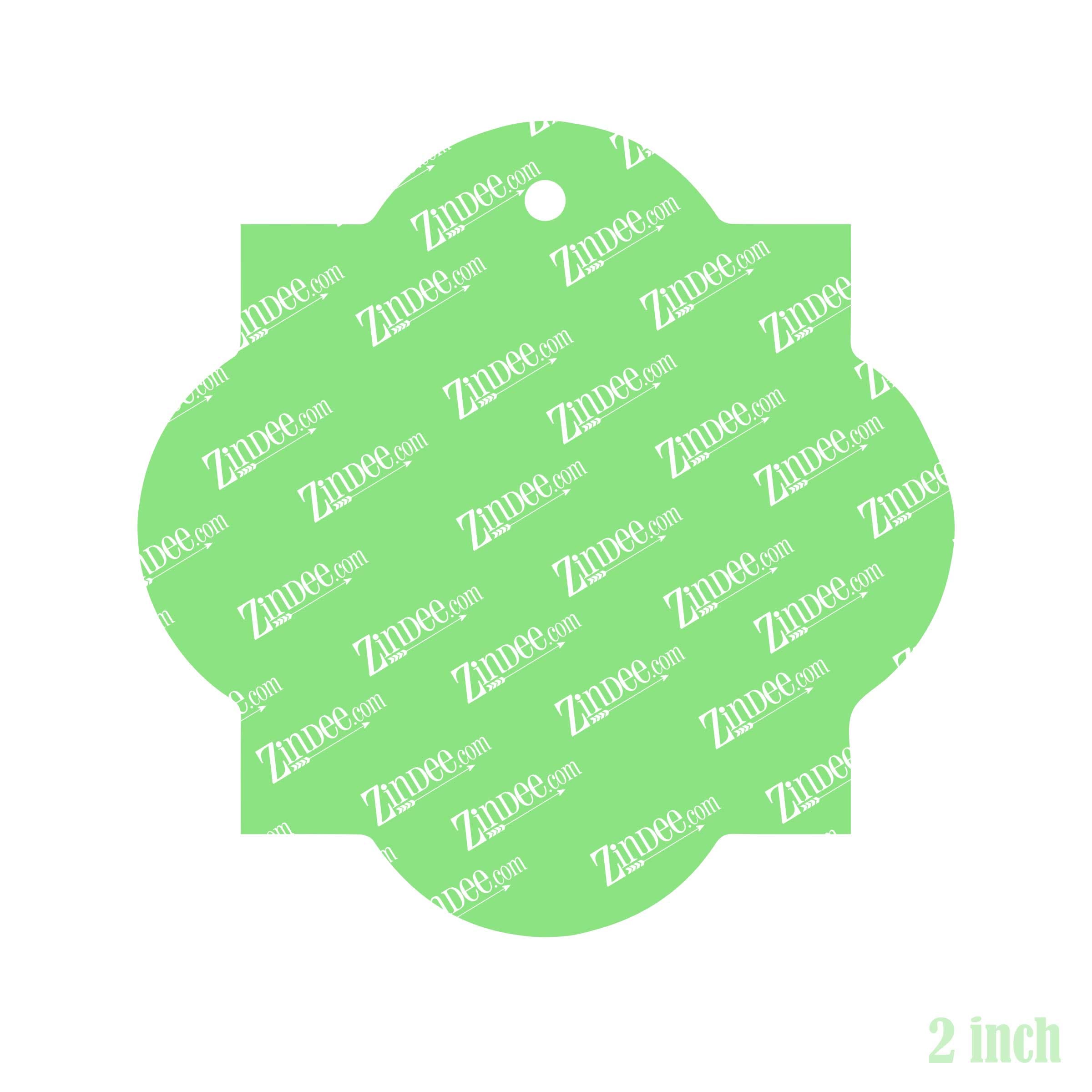 Alternative view of Quatrefoil Acrylic Blank- Sticker- UV DTF (2 inch)