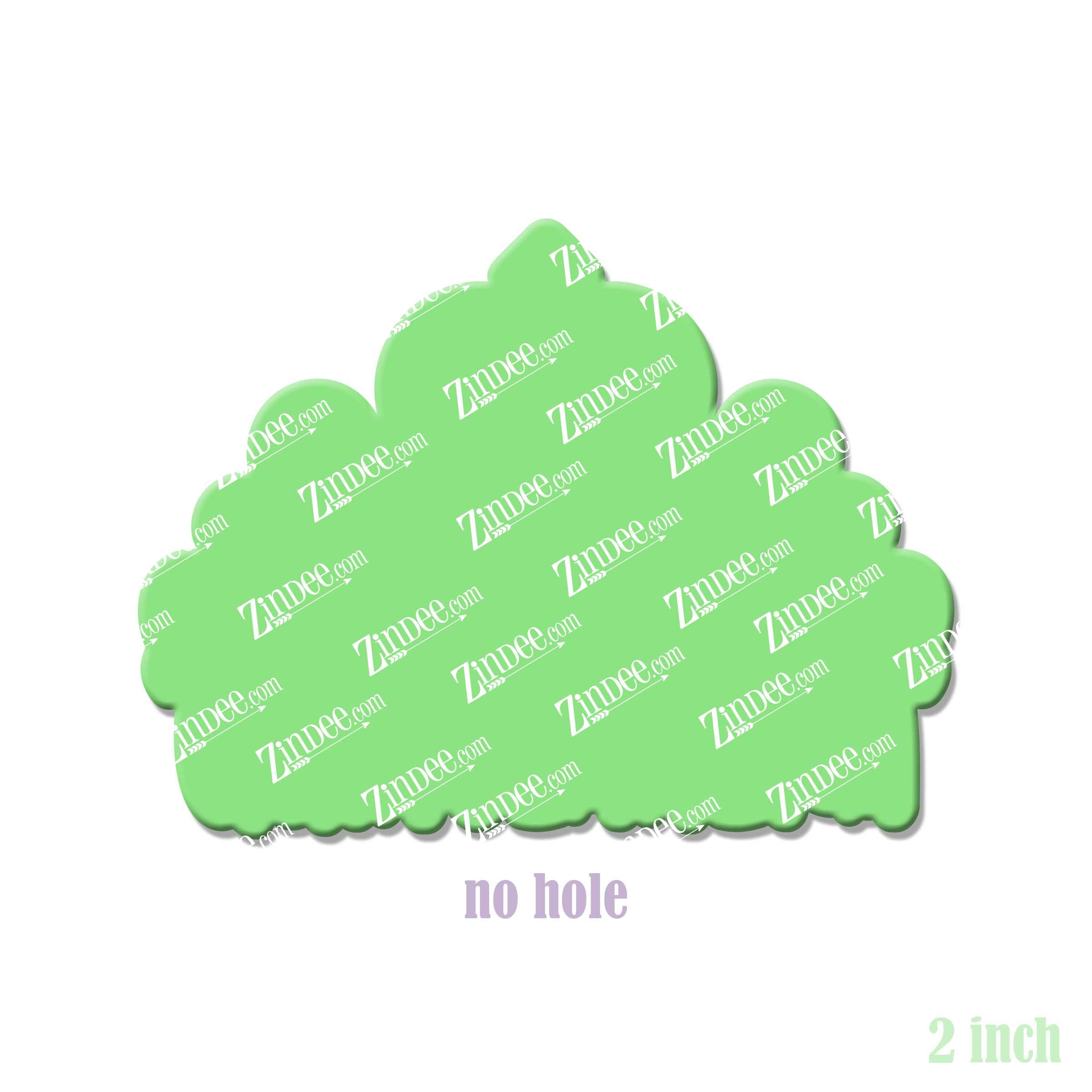 Quinceanera acrylic blank (2 inch) NO HOLE (5 piece minimum)