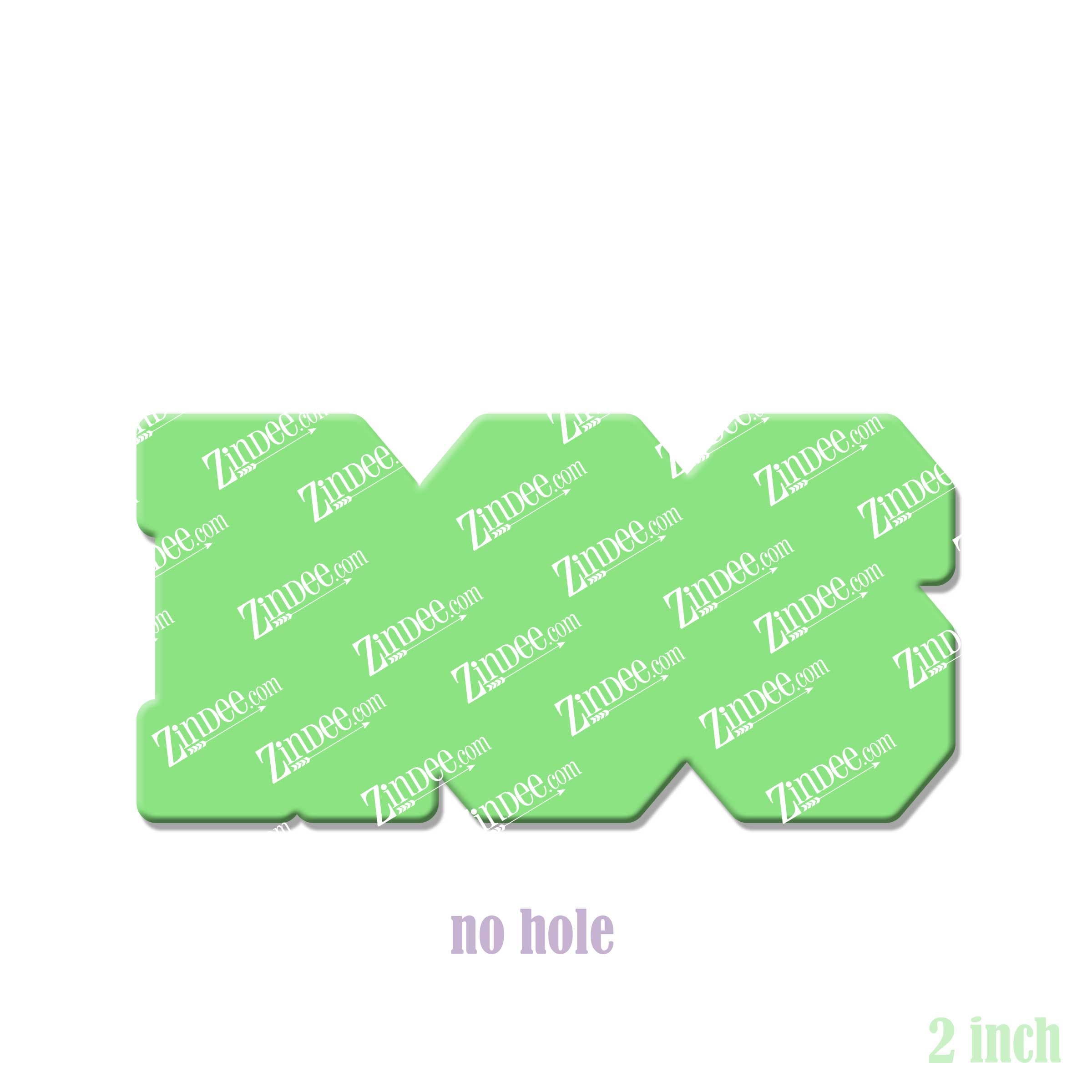 RCS acrylic blank (2 inch) NO HOLE