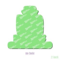 Alternative view of RN in Progress – Acrylic Badge Reel Blank (2") No Hole | Optional Sticker or UV DTF