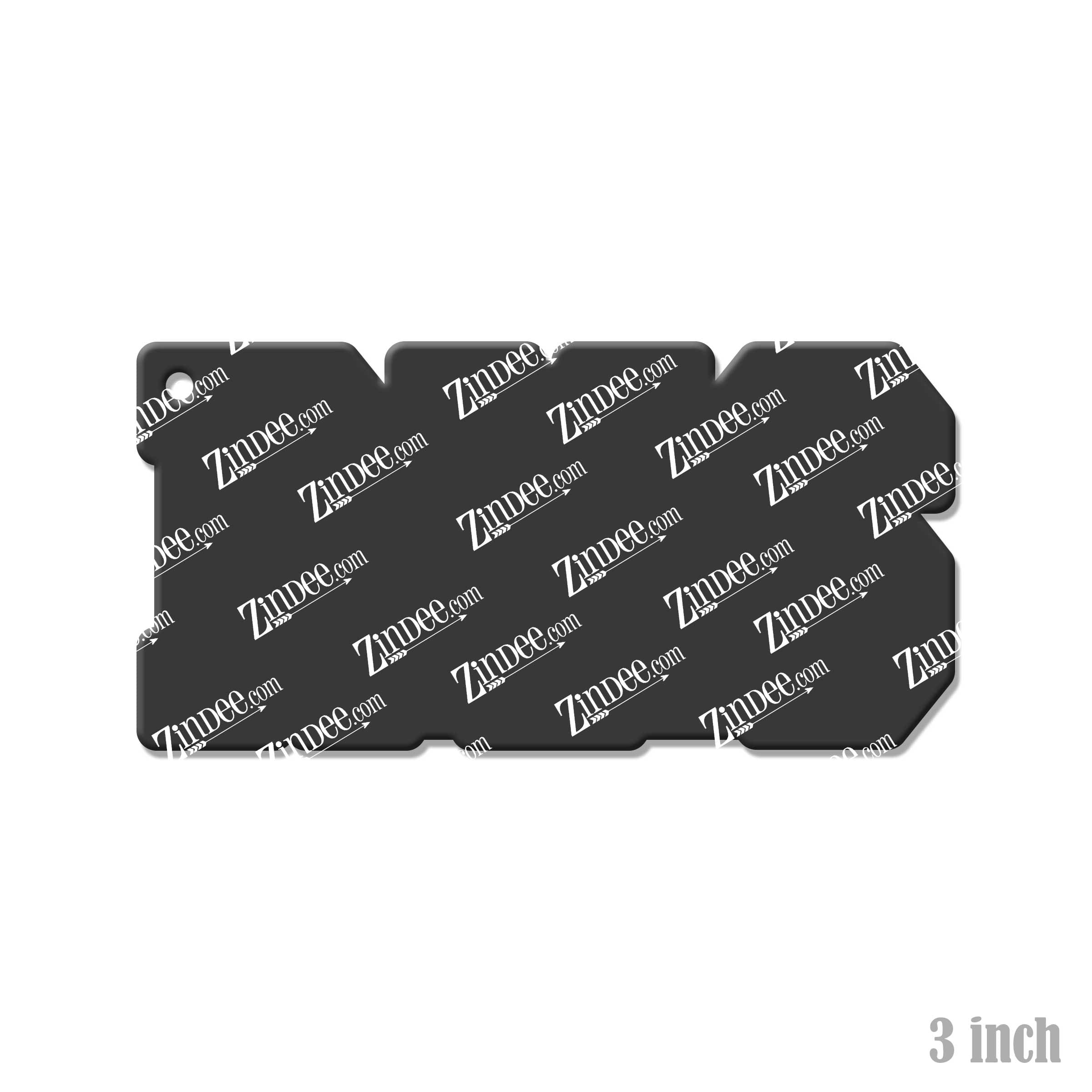 RVS acrylic blank (3 inch) (5 piece minimum)