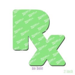 Alternative view of RX Acrylic Blank- Sticker- UV DTF 2 inch (NO HOLE)