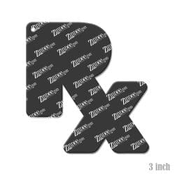 Alternative view of RX Acrylic Blank- Sticker- UV DTF (3 inch)