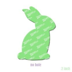 Alternative view of Rabbit – Acrylic Badge Reel Blank (2") No Hole | Optional Sticker or UV DTF