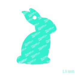 Alternative view of Rabbit Acrylic Blank- Sticker- UV DTF (1.5 inch)