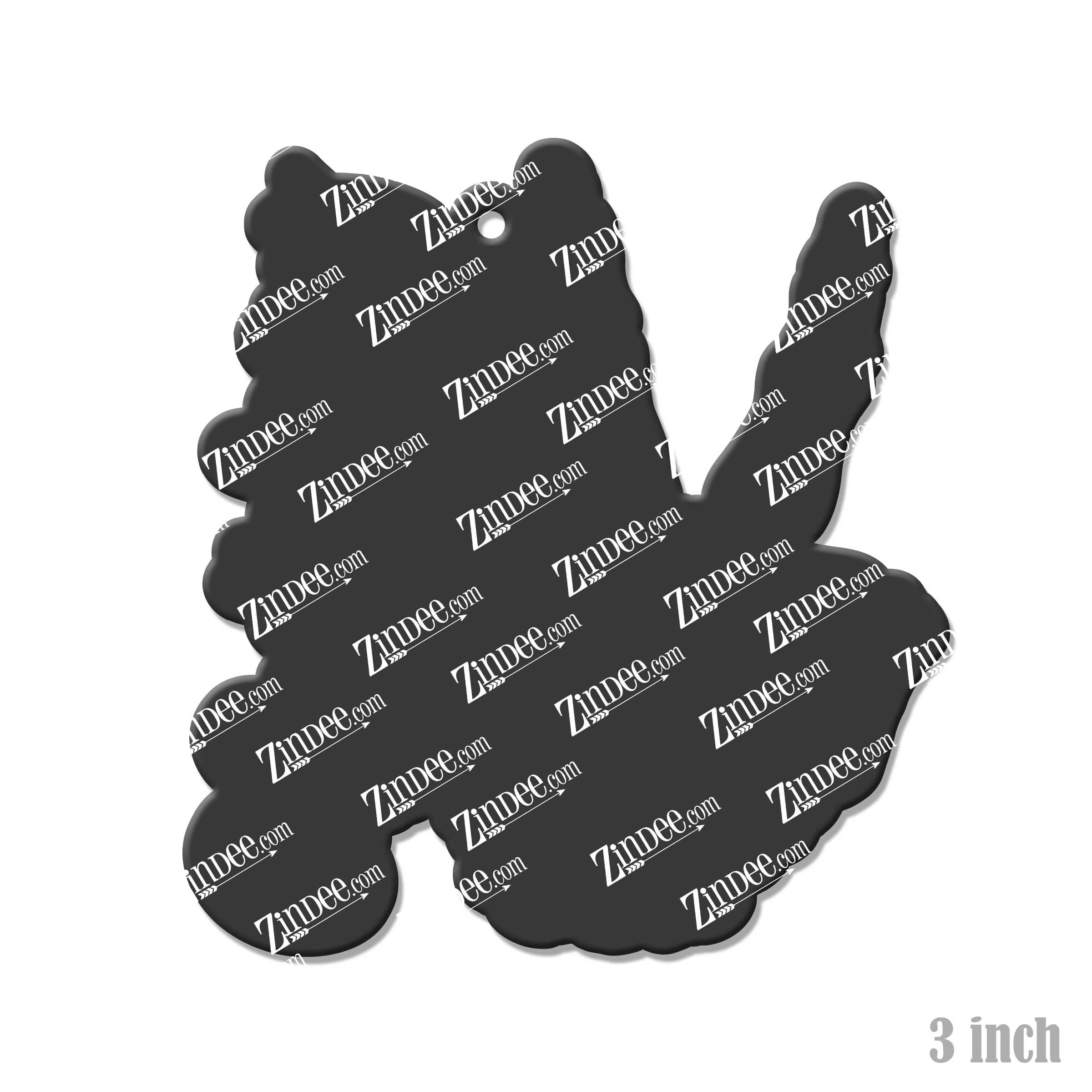 Radiology – Acrylic Keychain Blank (3") | Optional Sticker or UV DTF - Image 2