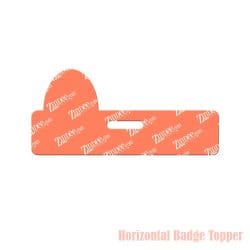 Rainbow Badge Topper (Horizontal) (lightweight acrylic)