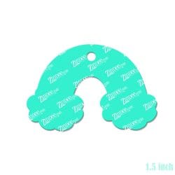 Alternative view of Rainbow with Cloud Acrylic Blank- Sticker- UV DTF (1.5 inch)