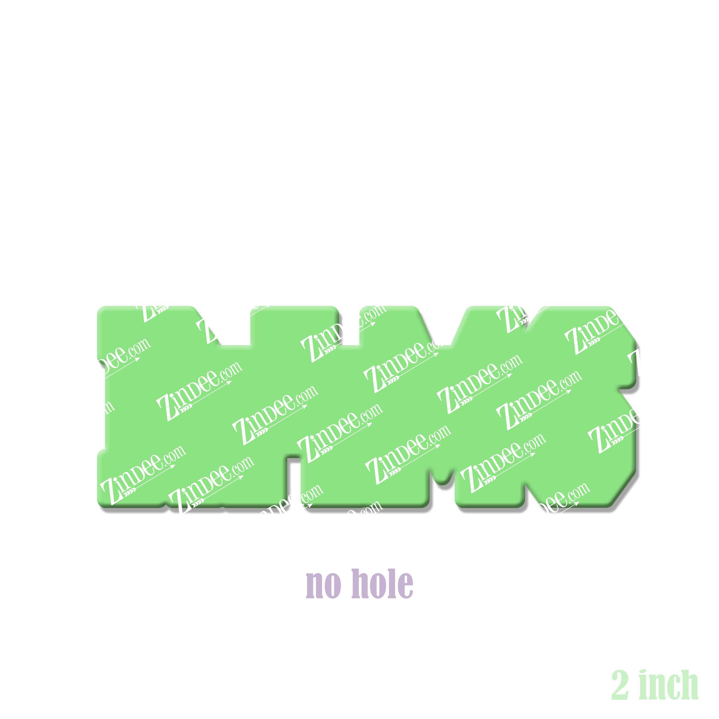 Rams (word) acrylic blank (2 inch) NO HOLE