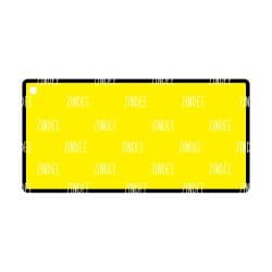 Alternative view of Rectangle – Acrylic Keychain Blank (3"X1.5") | Optional Sticker or UV DTF