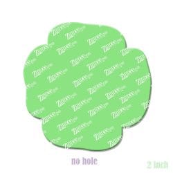 Alternative view of Red Poppy – Acrylic Badge Reel Blank (2") No Hole | Optional Sticker or UV DTF
