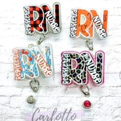 Alternative view of Rainbow Dot Leopard Glitter (vinyl)