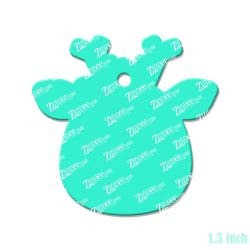 Alternative view of Reindeer Acrylic Blank- Sticker- UV DTF (1.5 inch)