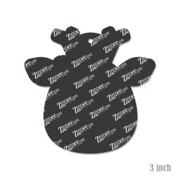 Alternative view of Reindeer – Acrylic Keychain Blank (3") | Optional Sticker or UV DTF